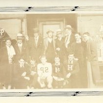 Athletes in front of Willard A&P