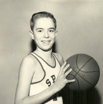 SP Junior High basketball player Robert Hanson 1958-59