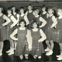 SP Junior High cheerleaders, 1964-65