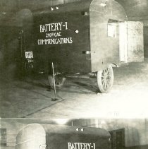Fort Preble Battery I Communications trailer, 3 views