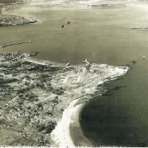 1936 aerial view of Fort Preble, from National Archives