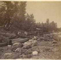 On shore at Cushing's Point, 1890