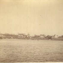 Houses at north end of Tukey's Bridge 1890