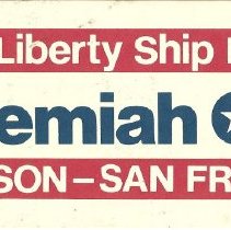 SS Jeremiah O'Brien bumper sticker