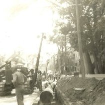 Pipeline construction, Sawyer Street