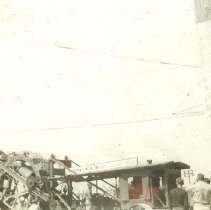 Pipeline construction, corner Sawyer and Front Street