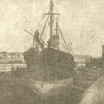 The steamship Brooklyn at Portland Dry Dock