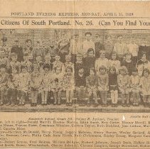 Roosevelt School, 1929, 3rd grade