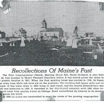 Old North Church news clipping