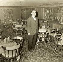 Jim Lano inside his restaurant