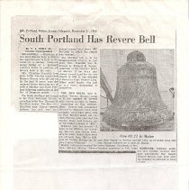 Revere Bell article