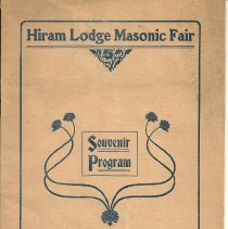 Program, Hiram Lodge Masonic Fair