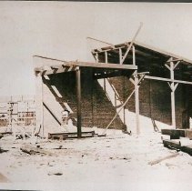 Roundhouse construction at Rigby