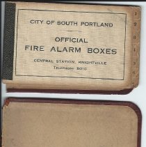 Early fire alarm box book, undated
