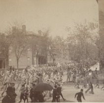 Parade in Portland on Deering Street