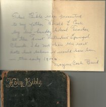 Harold Cash Bible