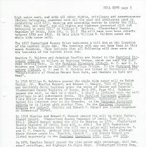 Mill Site at Mill Creek, South Portland