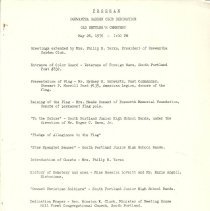 Old Settlers' Cemetery dedication