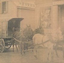 Clark & Chaplin Ice Company wagon