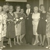 Garden Club members with Gov. John Reed