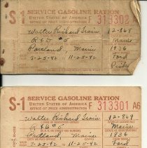 Gasoline ration books