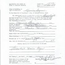 Permit for demolition of the Union Gym