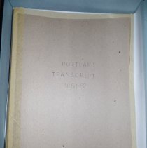 Portland Transcript 1851-52