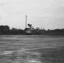 Clearing land for construction of Jordan Marsh