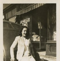 Candid outside Ideal Cleaners