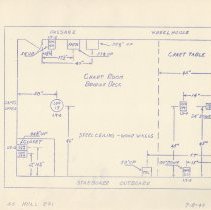 Liberty ship, Bridge deck, Chart Room, 1943