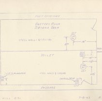 Liberty ship, Bridge Deck, Battery Room & Toilet, 1943