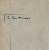 Cushman's Bakery veterans booklet