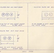 Liberty ship, Mast House, Electrical - kickplates, 1944
