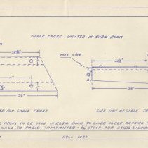 Liberty ship, Electrical - Cable Trunk in Radio Room, 1944