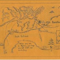 Map of Mill Creek, 1954