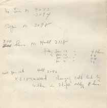 Liberty Ship - notes on hours worked on Hulls 3118 & 3092