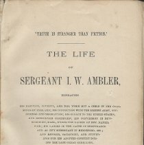 The Life of Sergeant I. W. Ambler