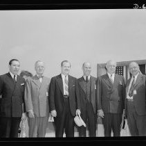 Officials who participated in launchings on August 16, 1942