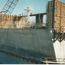 Casco Bay Bridge, pier for the draw bridge