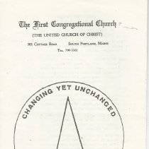 250th Anniversary, First Congregational Church 1984