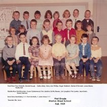 Marion Street School, fall 1959, first grade