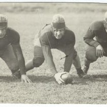 Bill Murphy, unknown, and Ken McKiniry - Portland Sagamores