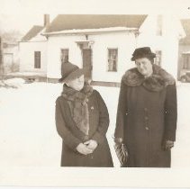 Addie Nevells and Mildred Coggins on Atlantic Avenue