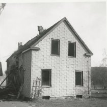 Demolition of the Coggins house on Atlantic Avenue, South Portland