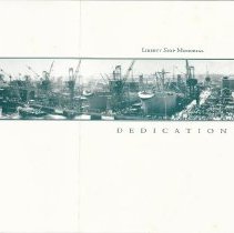 Liberty Ship Memorial, dedication program