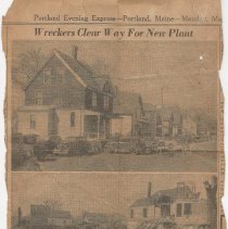 Madison, Pickett and Bean Street buildings being demolished, 1942