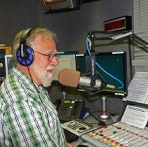 Chuck Igo in the studio at Rewind 100.9 FM