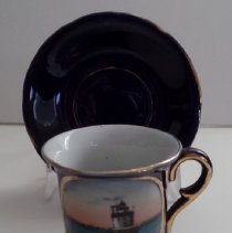 Demitasse cup and saucer, Spring Point Ledge Light
