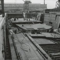 Hull #4, Todd-Bath yard, October 25, 1941