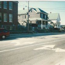 Holy Cross School, the rectory, and the residence for parish priests